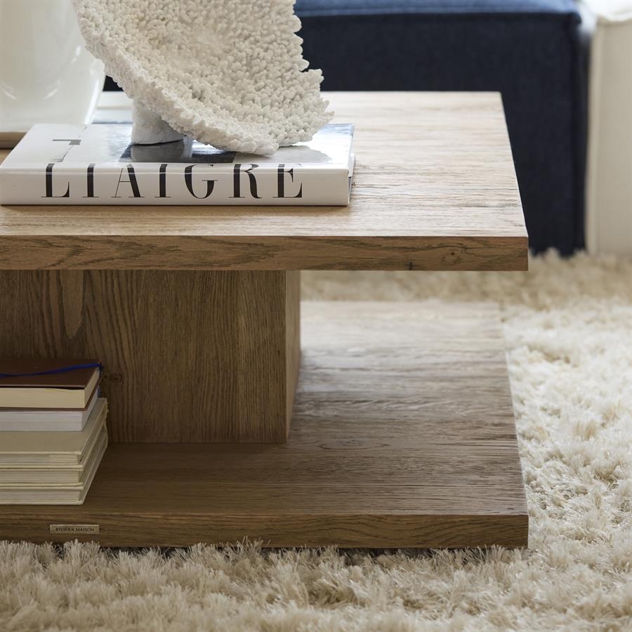 Rivièra Maison Vermont Salontafel | Eikenhout | H45 x B90 x D90 cm