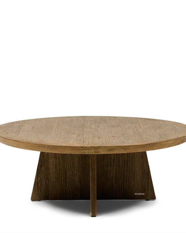 Rivièra Maison Zermatt Salontafel | Eikenhout | H37 x D100 cm