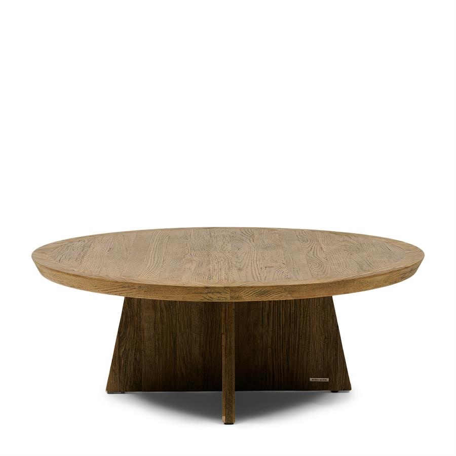 Rivièra Maison Zermatt Salontafel | Eikenhout | H37 x D100 cm