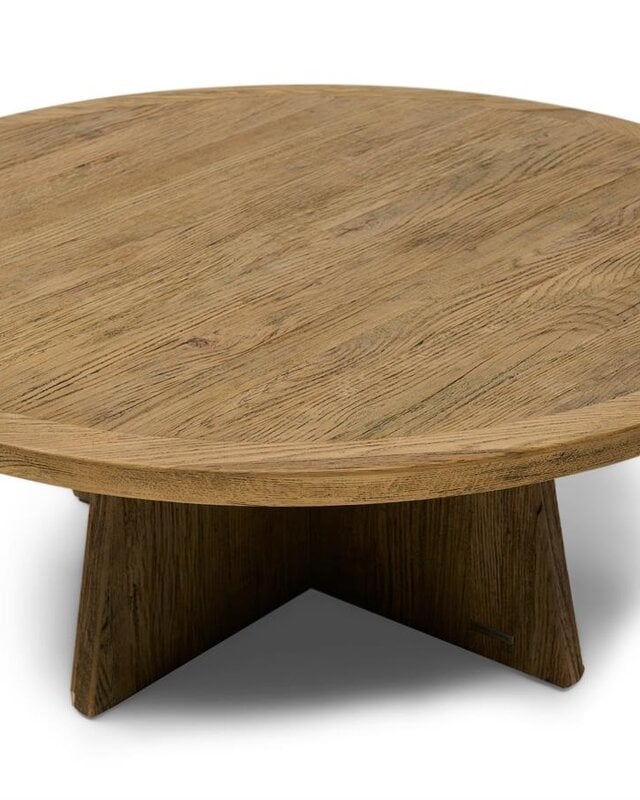 Rivièra Maison Zermatt Salontafel | Eikenhout | H37 x D100 cm