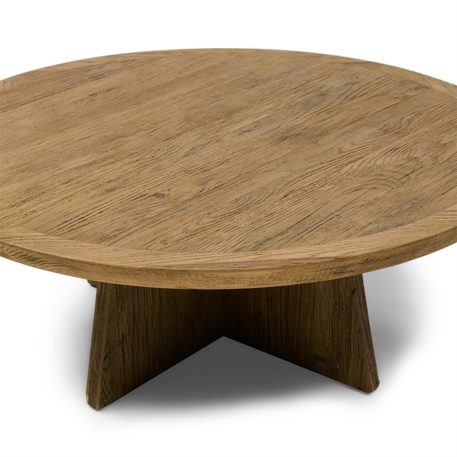 Rivièra Maison Zermatt Salontafel | Eikenhout | H37 x D100 cm