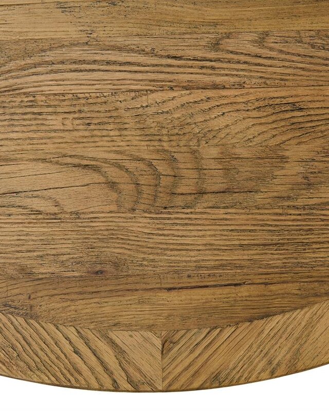 Rivièra Maison Zermatt Salontafel | Eikenhout | H37 x D100 cm