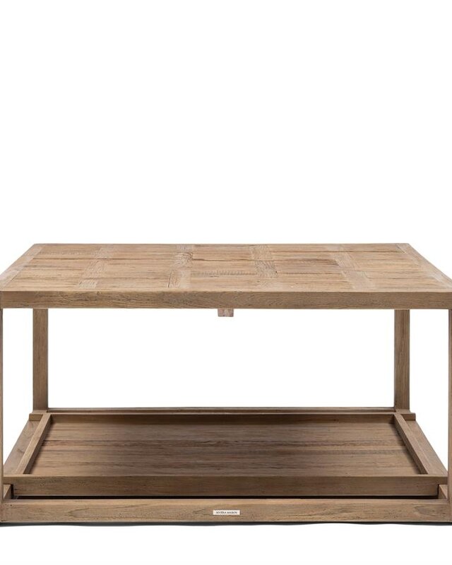 Rivièra Maison Fraser Island Salontafel | Eikenhout | 90x90 cm