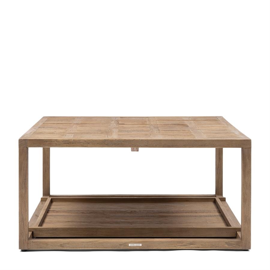 Rivièra Maison Fraser Island Salontafel | Eikenhout | 90x90 cm