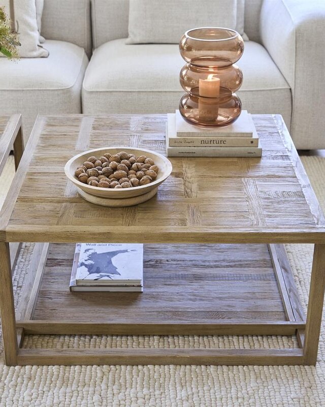 Rivièra Maison Fraser Island Salontafel | Eikenhout | 90x90 cm