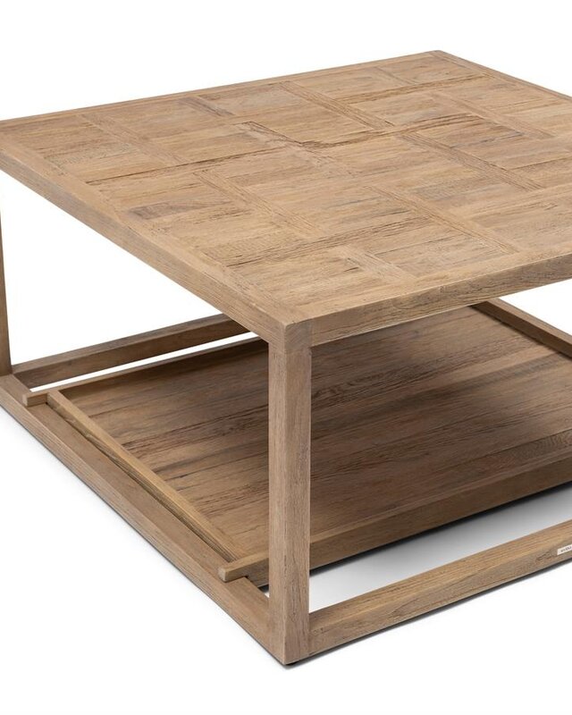 Rivièra Maison Fraser Island Salontafel | Eikenhout | 90x90 cm