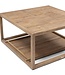 Rivièra Maison Fraser Island Salontafel | Eikenhout | 90x90 cm