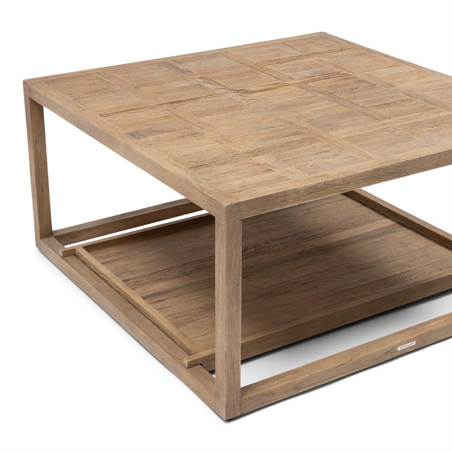 Rivièra Maison Fraser Island Salontafel | Eikenhout | 90x90 cm