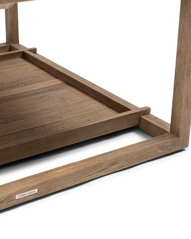 Rivièra Maison Fraser Island Salontafel | Eikenhout | 90x90 cm