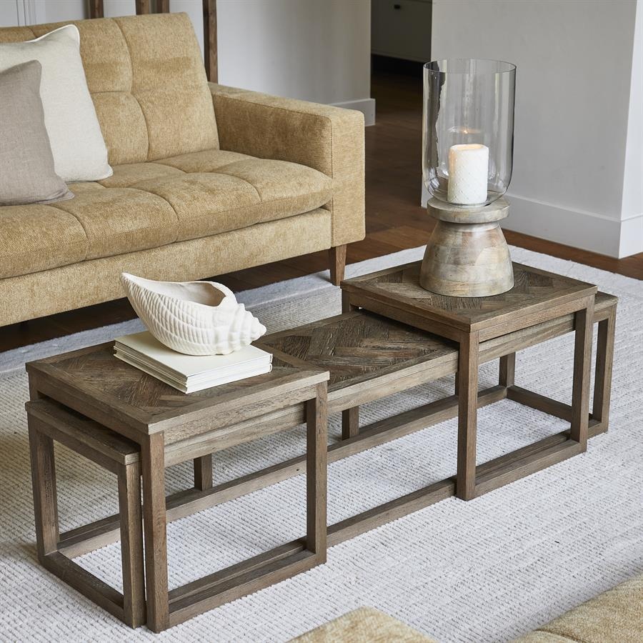 Rivièra Maison Harbour Island Salontafel | Set Van 3 | Eikenhout
