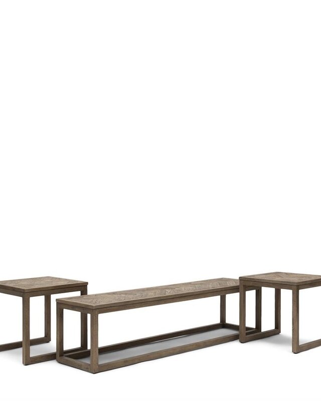 Rivièra Maison Harbour Island Salontafel | Set Van 3 | Eikenhout