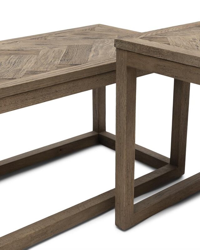 Rivièra Maison Harbour Island Salontafel | Set Van 3 | Eikenhout