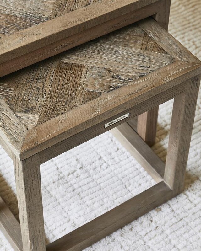 Rivièra Maison Harbour Island Salontafel | Set Van 3 | Eikenhout