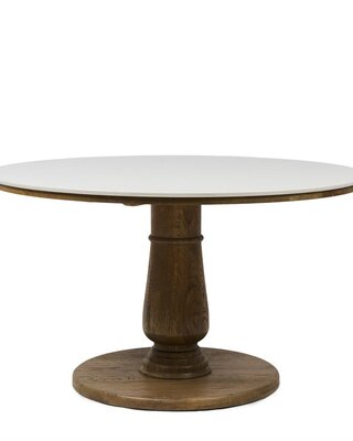 Rivièra Maison Amalfi Eettafel | Marmer | Eikenhout | 130 cm