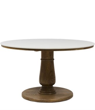Rivièra Maison Amalfi Eettafel | Marmer | Eikenhout | 130 cm