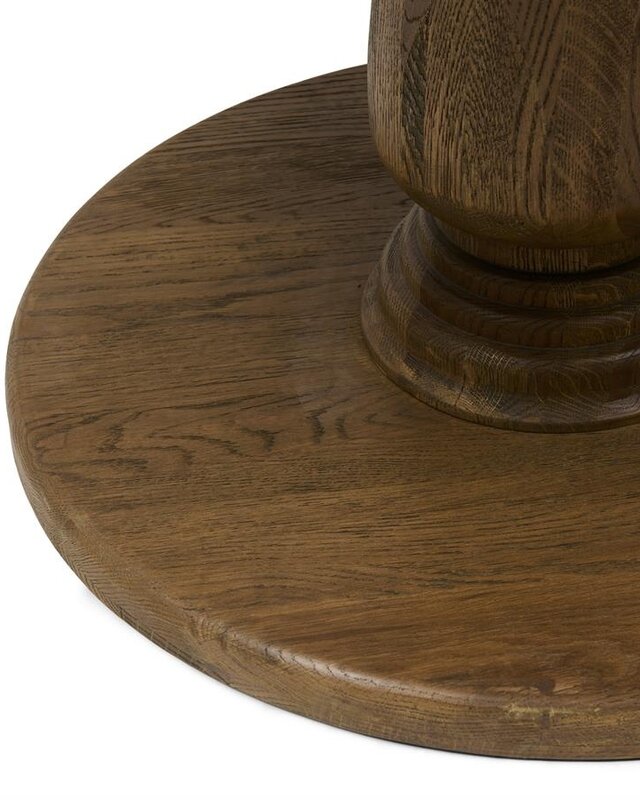 Rivièra Maison Amalfi Eettafel | Marmer | Eikenhout | 130 cm