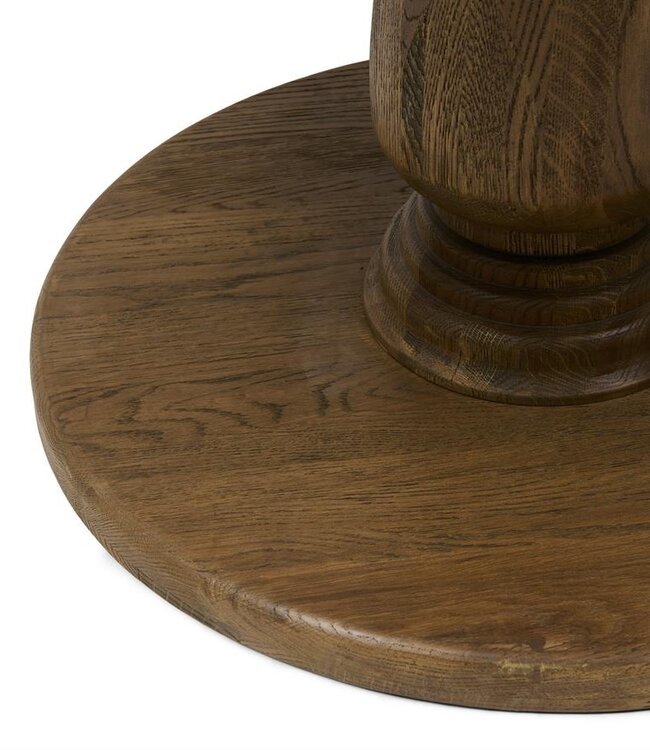 Rivièra Maison Amalfi Eettafel | Marmer | Eikenhout | 130 cm