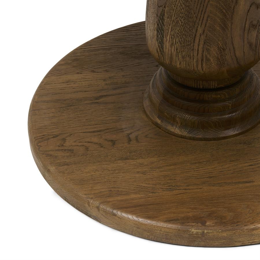 Rivièra Maison Amalfi Eettafel | Marmer | Eikenhout | 130 cm