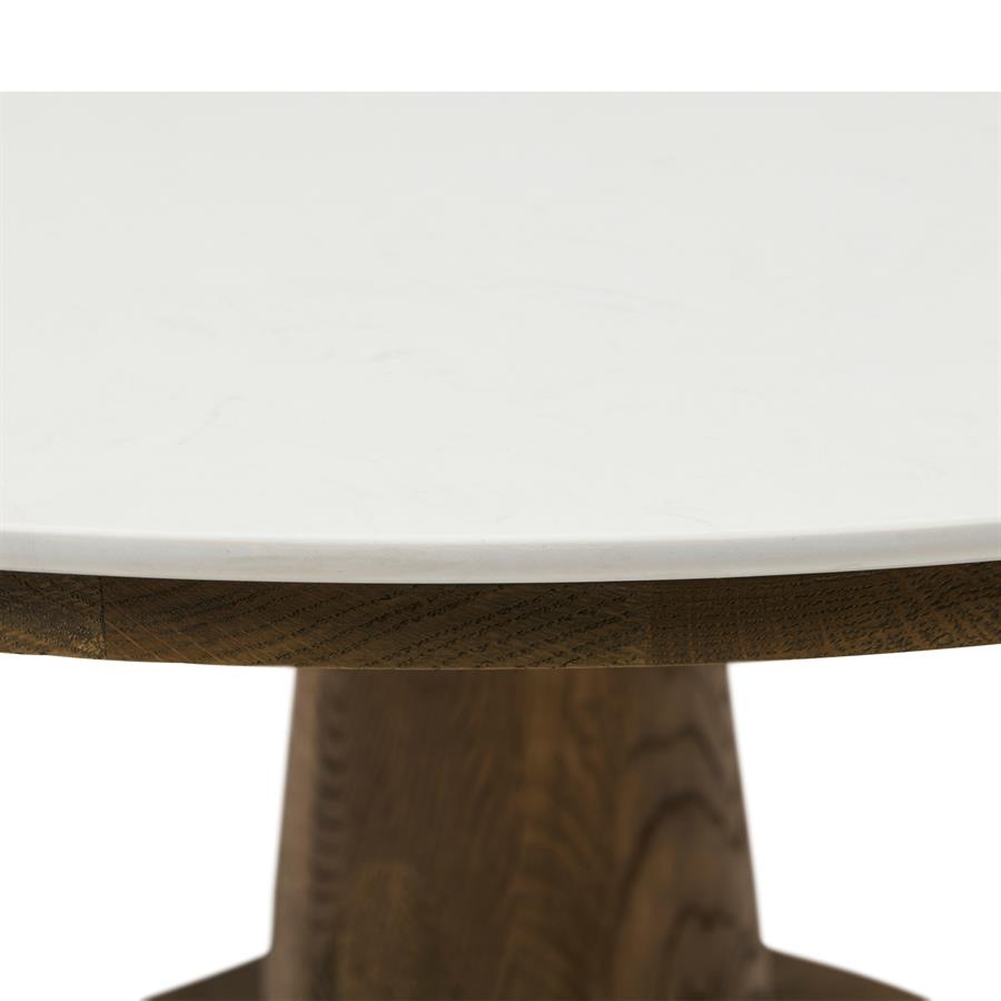 Rivièra Maison Amalfi Eettafel | Marmer | Eikenhout | 130 cm