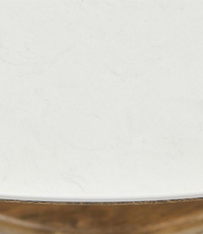 Rivièra Maison Amalfi Eettafel | Marmer | Eikenhout | 130 cm