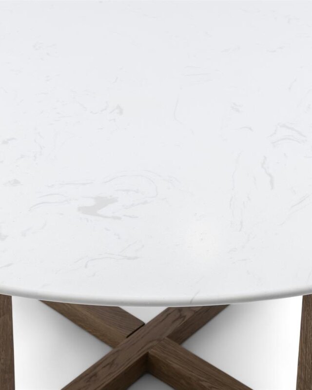 Rivièra Maison Casone Eettafel | Marmer | Eikenhout | 140 cm