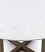 Rivièra Maison Casone Eettafel | Marmer | Eikenhout | 140 cm