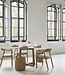 Rivièra Maison Casone Eettafel | Marmer | Eikenhout | 140 cm