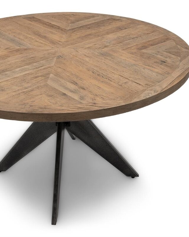 Rivièra Maison Falcon Crest Eettafel | Eikenhout | 130 cm