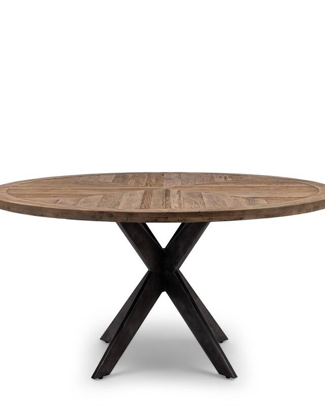 Rivièra Maison Falcon Crest Eettafel | Eikenhout | 150 cm