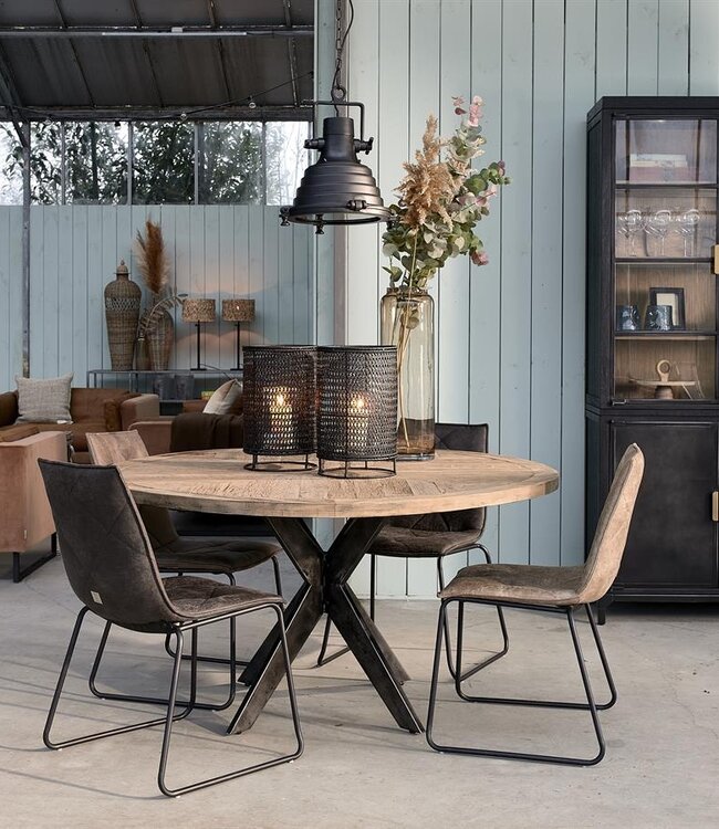 Rivièra Maison Falcon Crest Eettafel | Eikenhout | 150 cm