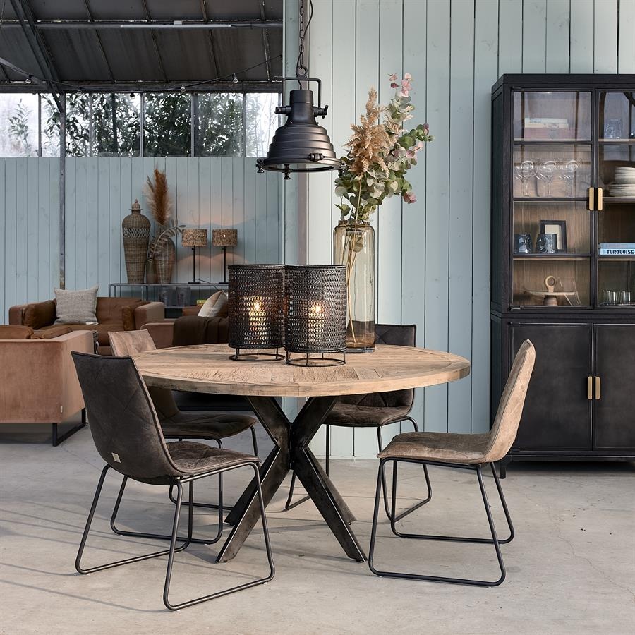 Rivièra Maison Falcon Crest Eettafel | Eikenhout | 150 cm