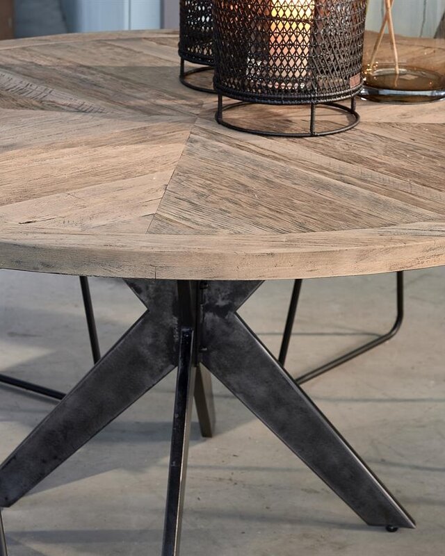 Rivièra Maison Falcon Crest Eettafel | Eikenhout | 150 cm