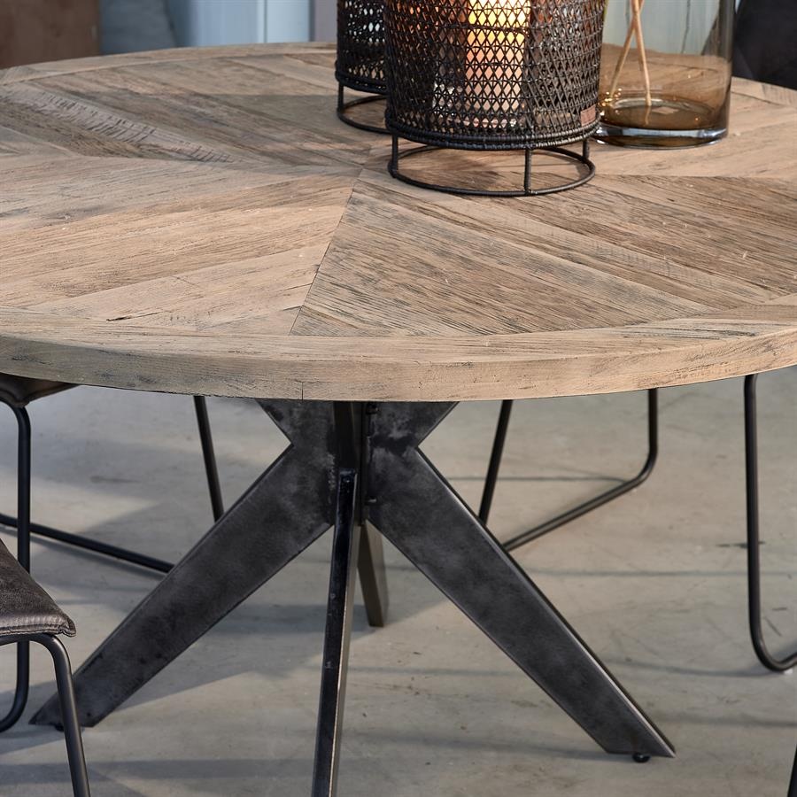 Rivièra Maison Falcon Crest Eettafel | Eikenhout | 150 cm