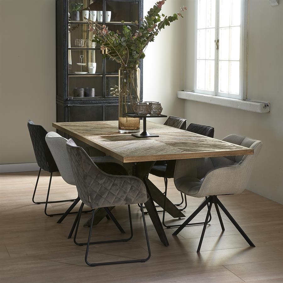 Rivièra Maison Falcon Crest Eettafel | Eikenhout | 230x100 cm