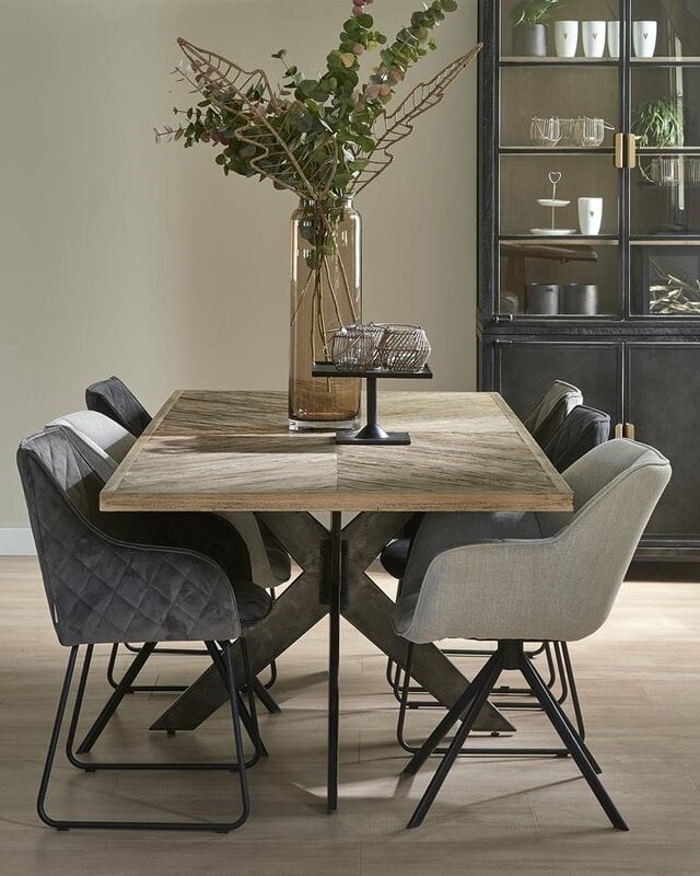 Rivièra Maison Falcon Crest Eettafel | Eikenhout | 230x100 cm