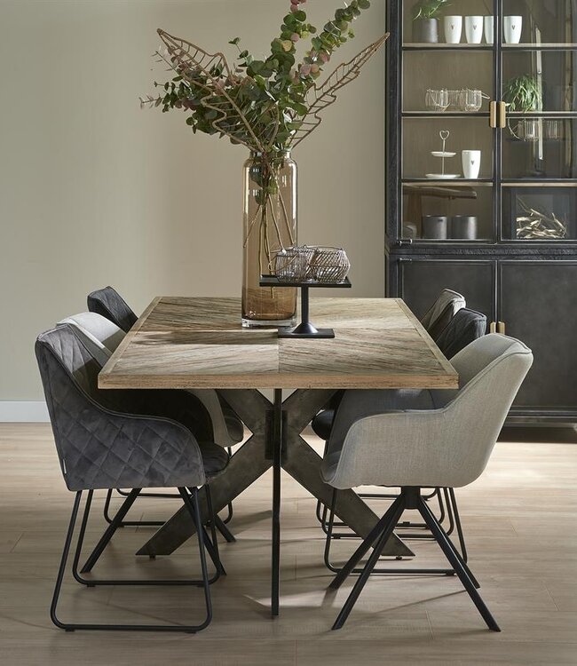 Rivièra Maison Falcon Crest Eettafel | Eikenhout | 230x100 cm