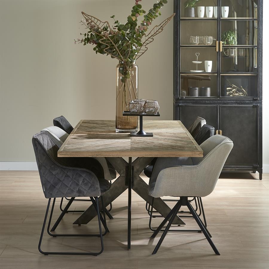 Rivièra Maison Falcon Crest Eettafel | Eikenhout | 230x100 cm