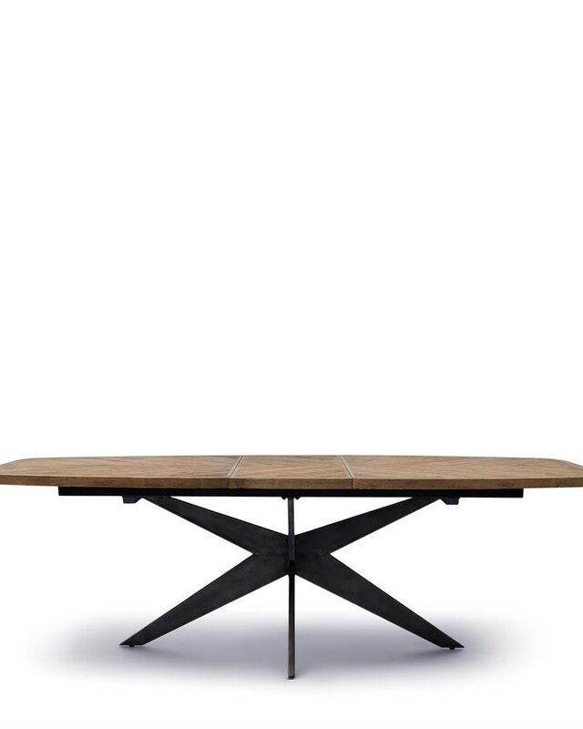 Rivièra Maison Falcon Crest Eettafel | Ovaal | Eikenhout | Uitschuifbaar