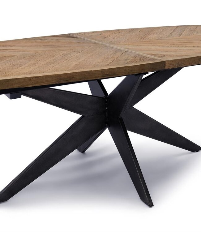Rivièra Maison Falcon Crest Eettafel | Ovaal | Eikenhout | Uitschuifbaar