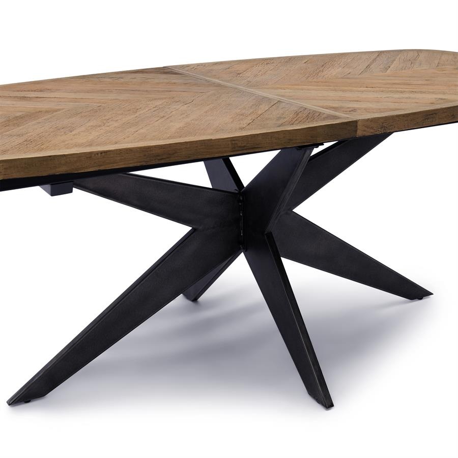 Rivièra Maison Falcon Crest Eettafel | Ovaal | Eikenhout | Uitschuifbaar