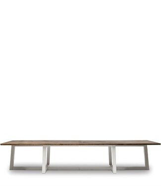 Rivièra Maison Flores Eettafel | Iepenhout | 400x100 cm