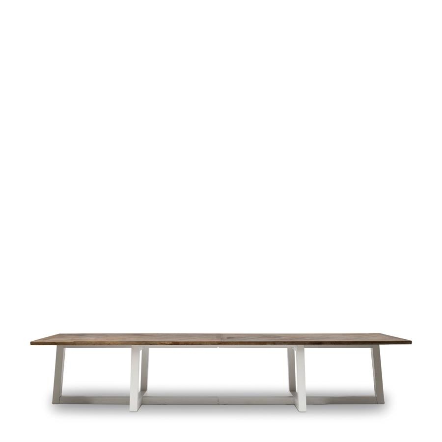 Rivièra Maison Flores Eettafel | Iepenhout | 400x100 cm