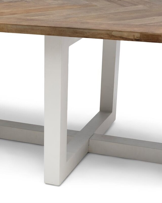 Rivièra Maison Flores Eettafel | Iepenhout | 400x100 cm