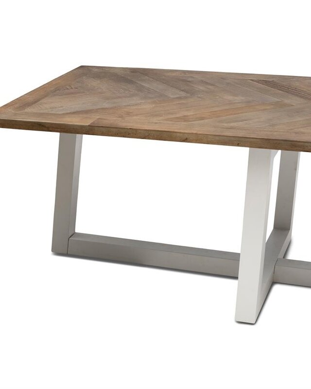Rivièra Maison Flores Eettafel | Iepenhout | 400x100 cm