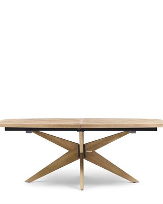Rivièra Maison Eettafel Portland | Ovaal | Eikenhout | Uitschuifbaar