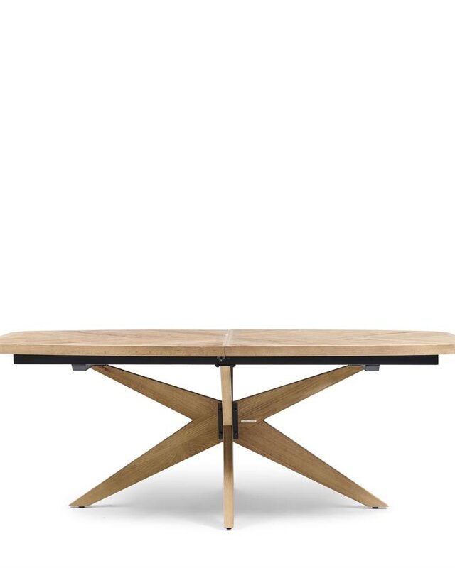 Rivièra Maison Eettafel Portland | Ovaal | Eikenhout | Uitschuifbaar