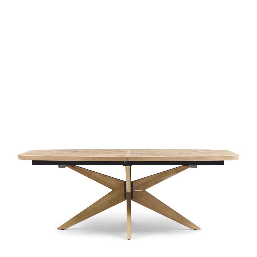 Rivièra Maison Eettafel Portland | Ovaal | Eikenhout | Uitschuifbaar