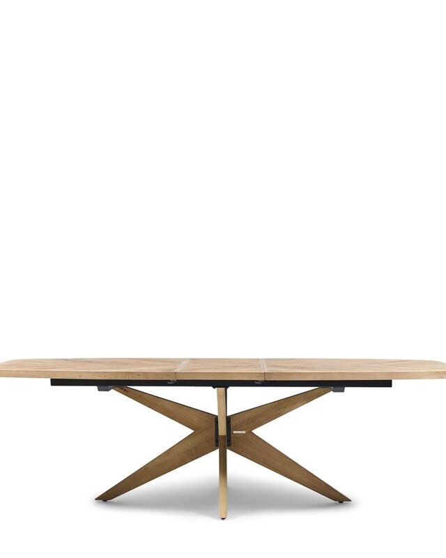 Rivièra Maison Eettafel Portland | Ovaal | Eikenhout | Uitschuifbaar