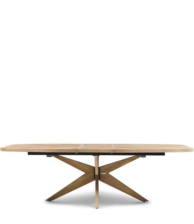 Rivièra Maison Eettafel Portland | Ovaal | Eikenhout | Uitschuifbaar