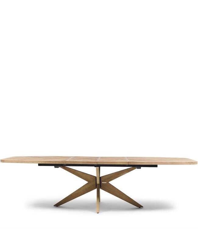 Rivièra Maison Eettafel Portland | Ovaal | Eikenhout | Uitschuifbaar
